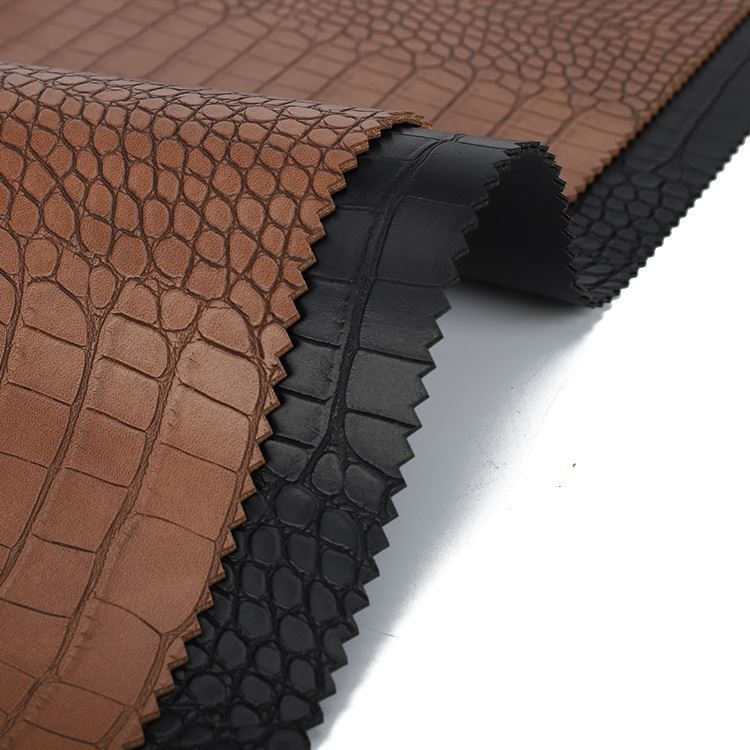 Crocodile Grain Pattern, Animal Pattern Fashion PVC Leather